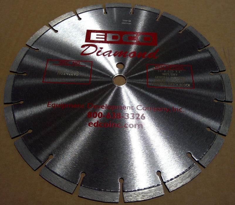 EDCO 14” General Purpose Diamond Blade