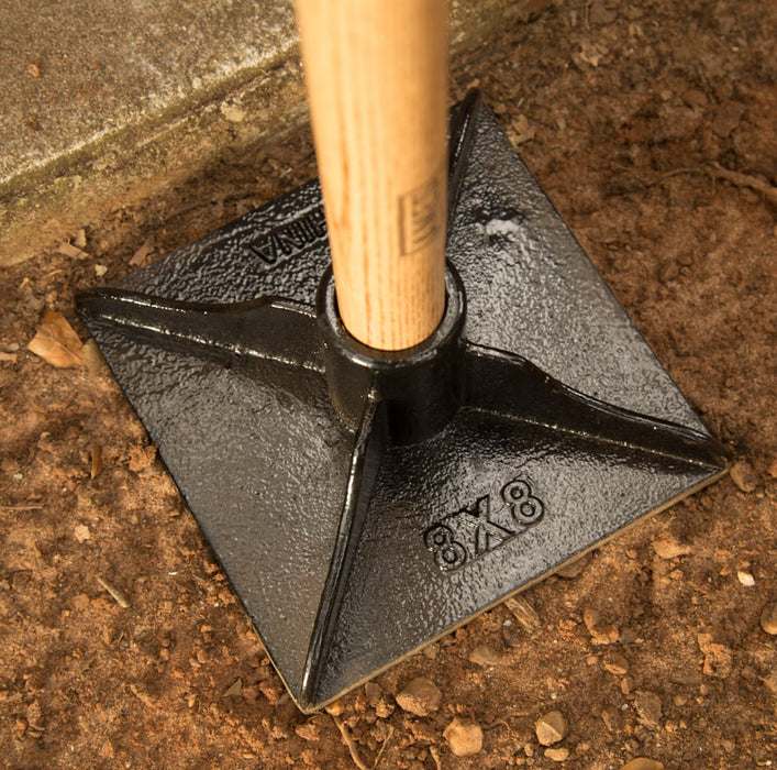 Ames 8 in. x 8 in. Steel Tamper
