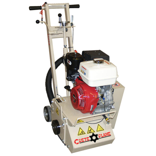 EDCO 10-inch Walk-Behind Crete-Planer® used for surface preparation with a sturdy metal frame and cutting blades.