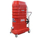 EDCO Beast II 330 CFM dustpan vacuum system with a compact design and ergonomic handle for efficient debris collection.