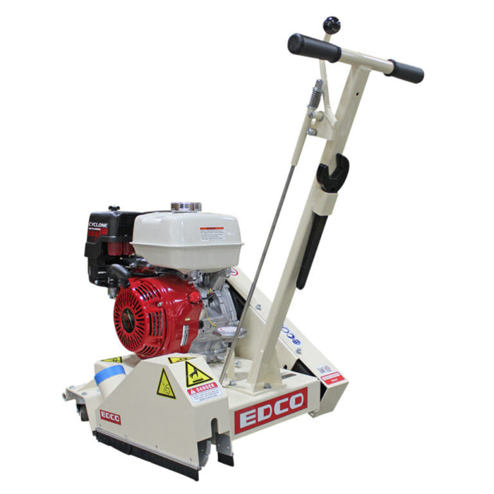 EDCO 8-inch crack chasing saw with a durable blade, designed for precise crack repair in concrete surfaces.