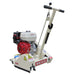 EDCO 8-inch crack chasing saw with a durable blade, designed for precise crack repair in concrete surfaces.