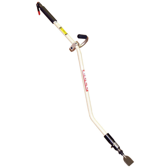 EDCO Steel Chisel Scaler with pointed tip for precise surface cleaning and concrete removal, shown in a close-up image.