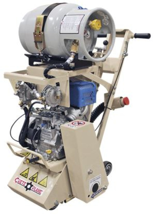 Heavy-duty EDCO 8 inch walk-behind Crete-Planer for concrete floor prep, scarifying, and surface texturing