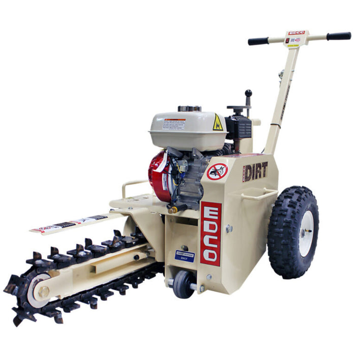 EDCO TR-18 18 inch trencher for cutting trenches in soil, asphalt, and compacted surfaces for utility and landscaping work