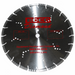 EDCO 14-inch universal diamond blade for concrete and asphalt saws, featuring a durable steel core with segmented edge for cutting.