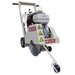 EDCO KL-18 18-inch walk-behind downcut concrete and asphalt saw with blade guard and sturdy frame.