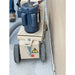 EDCO Magna-Trap 7-inch Turbo Edge Grinder showing a close-up of the heavy-duty grinding wheel and ergonomic handle.