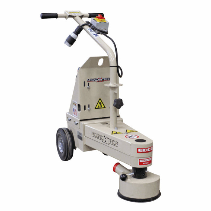EDCO Magna-Trap 7-inch Turbo/Edge Grinder with metal handle and grinding disc, ideal for surface preparation and concrete grinding.