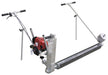 Multivibe WC35 Wildcat roller screed system for concrete finishing, showing the screed in use on a construction site.