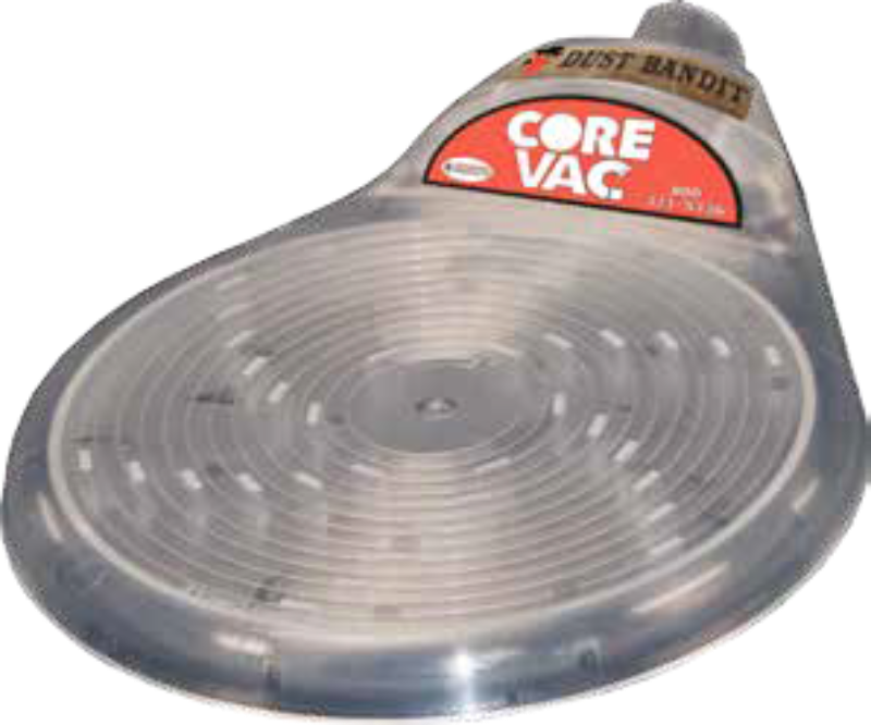 Diamond Products Bit Bandit dust shroud for core drilling used with vacuum systems for concrete dust extraction