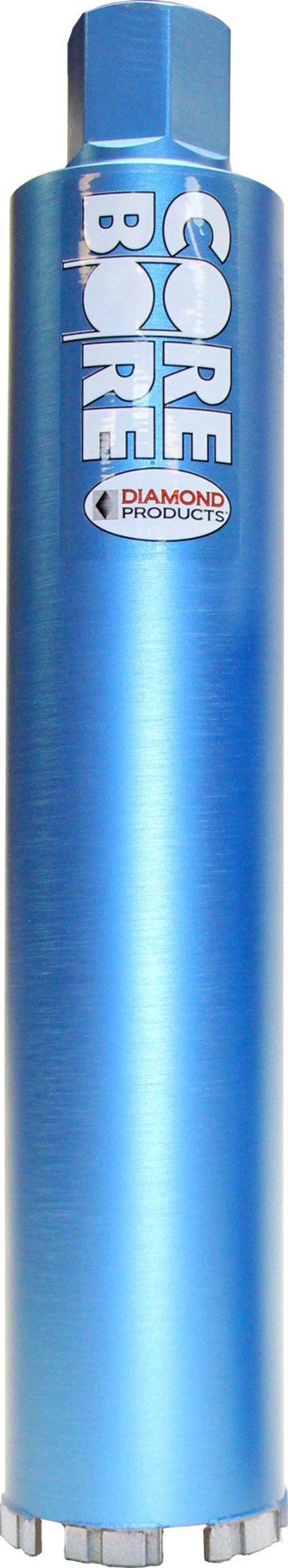 Diamond Products Star Blue Turbo wet core bore drill with blue turbo design for efficient coring in construction projects.