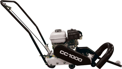 Diamond Products CC1000 Small Joint Cutting Saw, walk-behind concrete saw with diamond blade for precise joint cuts.