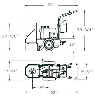 Diamond Products CPG100 Single Head Floor Grinder