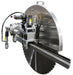 Diamond Products CC1600 wall saw with a sturdy metal frame and cutting blade, ideal for precision masonry and concrete cutting.