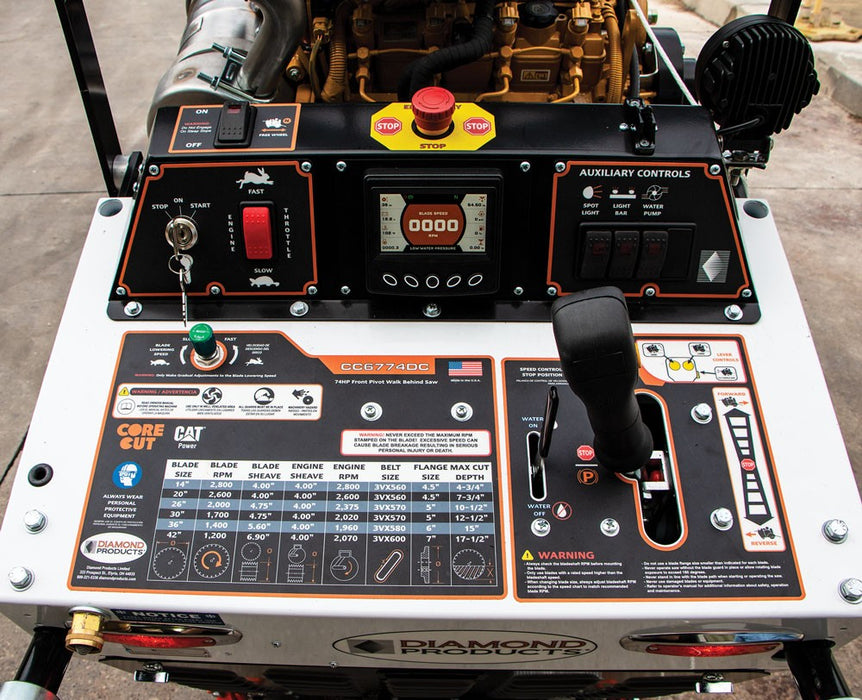 Diamond Products CC6774DCV Walk Behind Saw