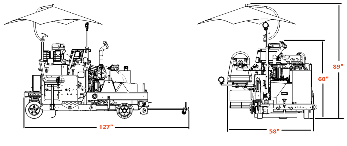 Diamond Products CC8574DD Rider Saw