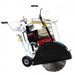 Diamond Products CCE0900 portable walk-behind saw with sturdy metal frame and blade guard, ideal for cutting concrete and asphalt.