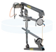 Diamond Products CCH25 circular/plunge wire saw with steel frame and wire blade for precise cutting applications
