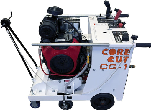 Diamond Products CG-1 Mini Groover for grinding and grooving, shown in use with its compact design and durable construction.
