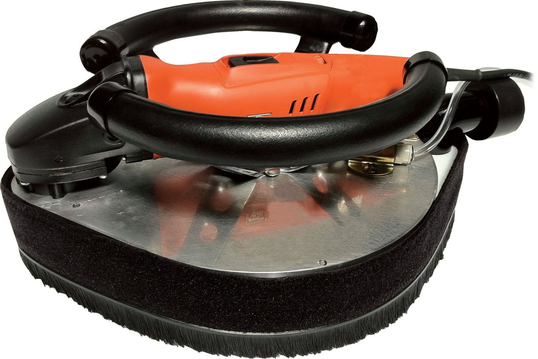 Diamond Products CPG305 handheld polisher for core prep, showing the compact tool with a polishing pad attached.