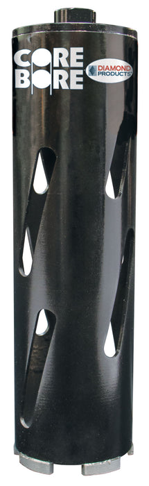 Diamond Products Premium Black Dry Hole Saw for coring, shown in black with a rugged design for dry drilling applications.