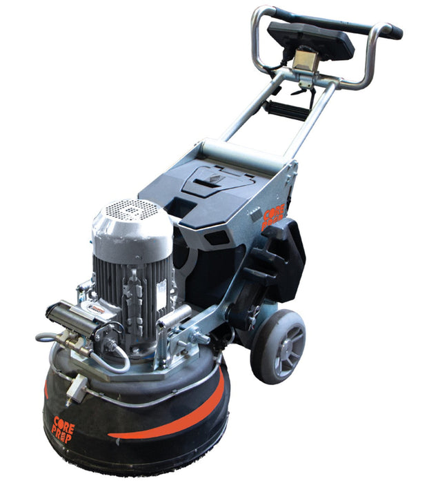 Diamond Products CPG205E3 grinder polisher for core prep, showing a heavy-duty industrial grinding and polishing tool.
