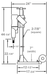 Blueprint of Diamond Products M-1 Complete Core Rig showing detailed layout and components for core drilling applications.