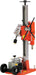 Diamond Products M-2 heavy-duty core rig with vacuum attachment, showing the industrial core drilling equipment and accessories.