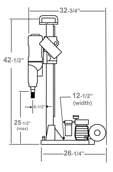Diamond Products M-5 Heavy Duty Quick Disconnect Core Rigs