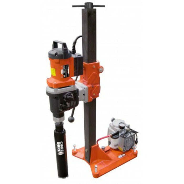 Diamond Products M-1 Complete Core Rig with sturdy metal frame and adjustable components for core drilling applications.