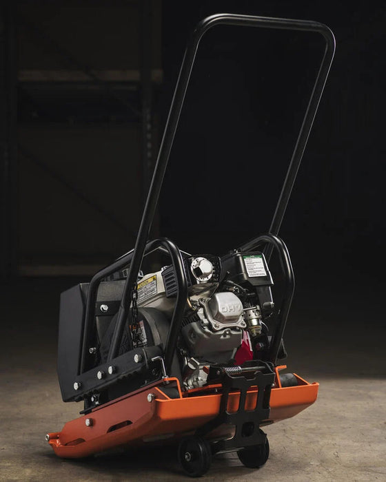 MBW AP2000 heavy duty vibratory plate compactor with water tank and Honda GX160 engine, 168 lb for construction use