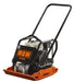 MBW GP2000 heavy-duty vibratory plate compactor with Honda GX160 engine, 2000 lbs force, used for soil and asphalt compaction.