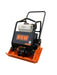 MBW GP5800 heavy-duty vibratory plate compactor with Honda GX270 engine, 288lb, used for soil and pavement compaction.