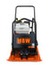 MBW GP5800 heavy duty vibratory plate compactor with Honda GX270 engine, 288lb, used for soil and asphalt compaction.
