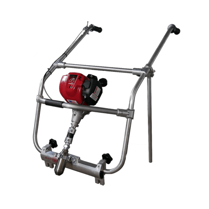 Multivibe Power Rod 100 Two Handle Screed for concrete leveling, featuring ergonomic handles and durable construction.