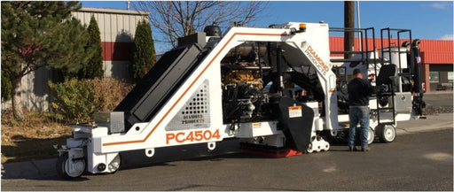 Diamond Products PC4504 pavement grinder for grinding and grooving concrete surfaces with a sturdy industrial design.