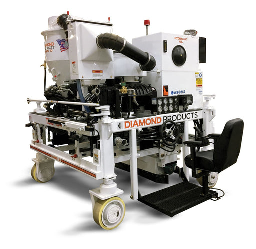 Diamond Products TBG134 Bridge Deck Groover for grinding and grooving concrete surfaces, shown in the image.