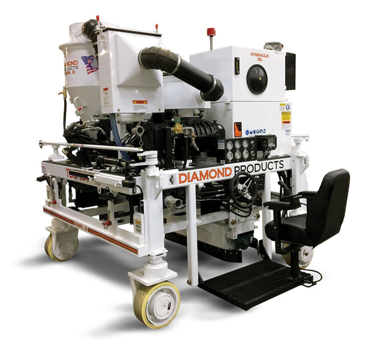 Diamond Products TBG134 Bridge Deck Groover for grinding and grooving concrete surfaces, shown in the image.